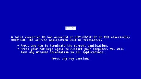 Abstract background with Blue Screen of Death イラスト素材