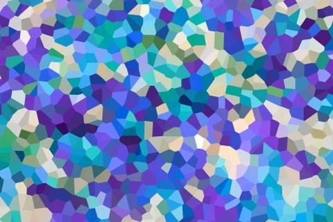 Abstract background in blue shades consisting of a variety of polygons of blu Stock Illustration