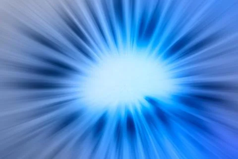 Abstract background with blue shining rays Stock Illustration