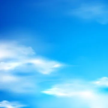 Abstract background with blue sky and clouds Stock Illustration
