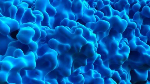 Abstract background with blue smoke. 3d illustration, 3d rendering. Stock Illustration