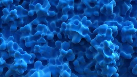 Abstract background with blue smoke. 3d illustration, 3d rendering. Иллюстрация
