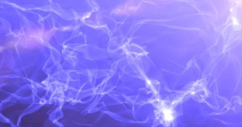 Abstract background of blue smoke in the rays of the sun, glowing beautiful.. Stock Illustration