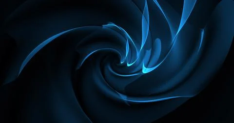 Abstract background. A blue spiral of lines and a wave similar to a magical e 스톡 일러스트
