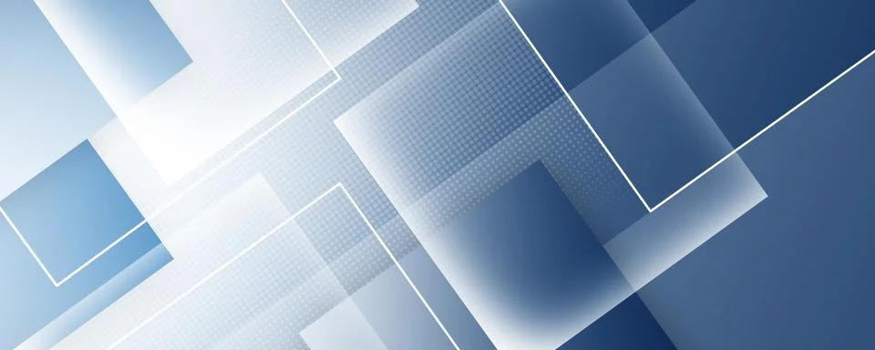 Abstract background with blue squares Stock Illustration