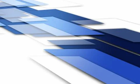 Abstract background with blue squares Stock Illustration