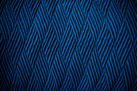Abstract background from blue texture of old fabric with dark tone. Picture f Stock Photos