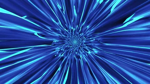 Abstract background in blue tones, creating the effect of a tunnel or funnel. Vídeos de archivo 308162579