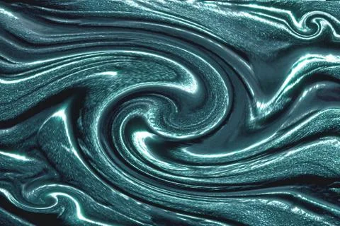 Abstract background with blue twisted flows Stock Photos