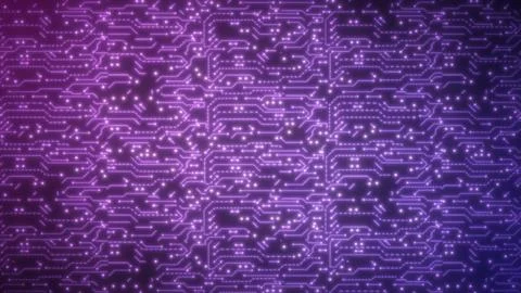 Abstract background of blue-violet computer circuit boards digital hi-tech .. 스톡 일러스트
