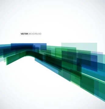 Abstract background with blue wave Stock Illustration