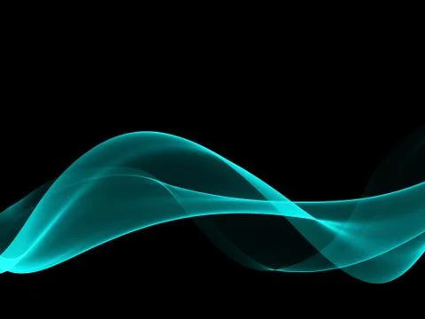 Abstract background, blue waved lines for brochure, website, flyer design イラスト素材