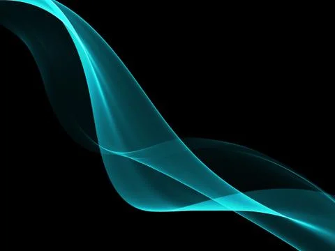 Abstract background, blue waved lines for brochure, website, flyer design Stock Illustration