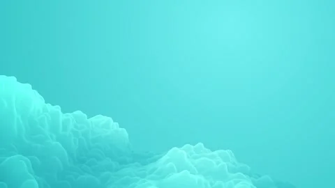 Abstract background of blue waves and dots, particle flow background Stock Footage 293076169