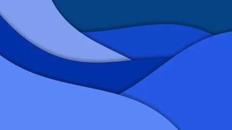 Abstract background with blue waves for banner concept Stock Illustration