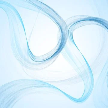 Abstract background with blue waves, vector, eps 10 Illustrazione stock