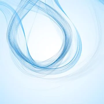 Abstract background with blue waves, vector, eps 10 Stock Illustration