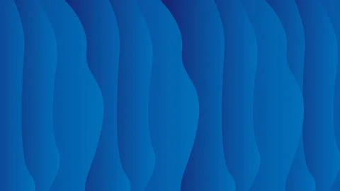 Abstract Background Blue Wavy Pattern with Gradients in a Seamless Design Ilustración de archivo