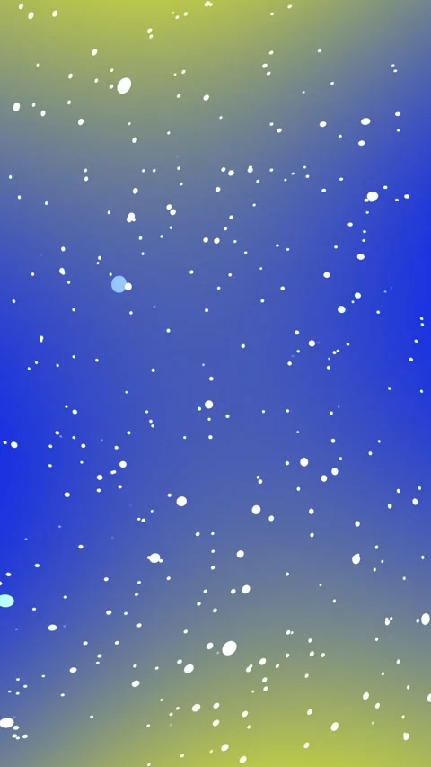 Abstract background with blue yellow lights and stars animation vertical Stock Footage 313088002