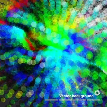 Abstract background with blur dots and lines on theme digital te Stock Illustration
