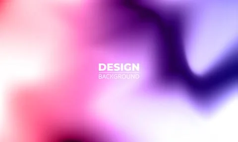 Abstract background with blurred gradient and bright colorful halftones shapes. Illustrazione stock