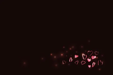 Abstract background with blurred hearts Stock Illustration
