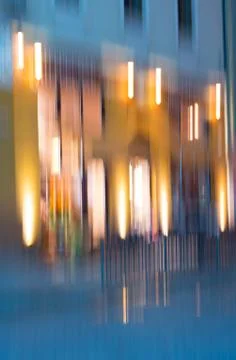 Abstract background of blurred lights Stock Photos