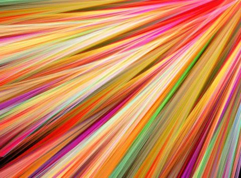 Abstract background with blurred magic neon light rays. Stock Illustration