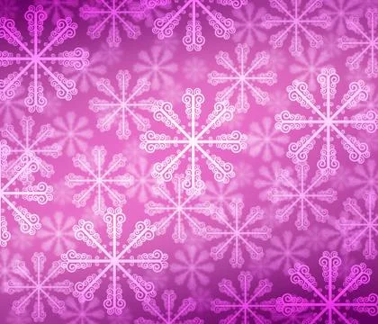 Abstract background with bokeh. Bright snowflake Stock Illustration