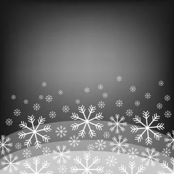 Abstract background with bokeh. Bright snowflake . Christmas design . Vector Illustrazione stock