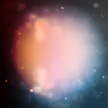Abstract background with bokeh defocused lights and stars. Vector illustratio Stock Photos