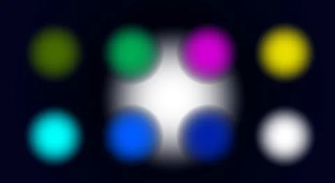 Abstract background with bokeh effect of blurry colorful circular lights Stock Illustration
