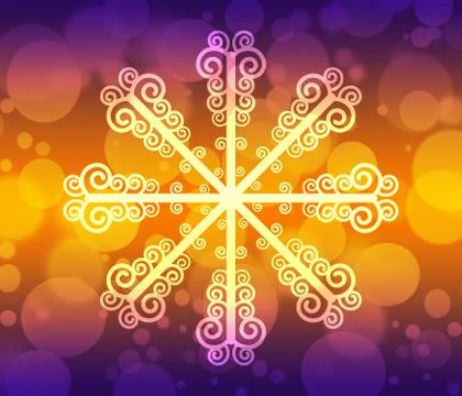 Abstract background with bokeh Stock Illustration