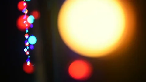 Abstract background with bokeh light effect	 Stock Footage 166096324