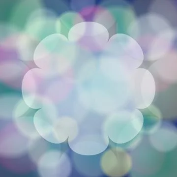 Abstract background with bokeh light effects Stock Illustration