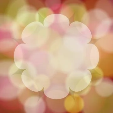Abstract background with bokeh light effects Stock Illustration