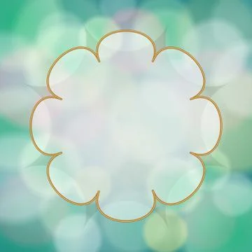 Abstract background with bokeh light effects Stock Illustration