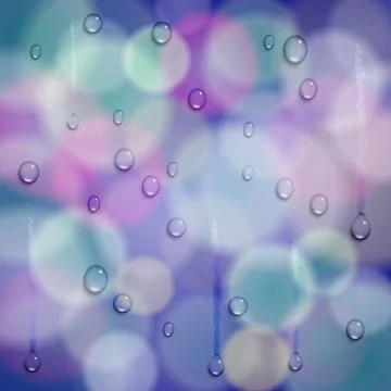 Abstract background with bokeh light effects Illustrazione stock