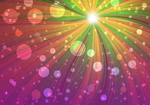 Abstract background bokeh light pattern Illustrazione stock