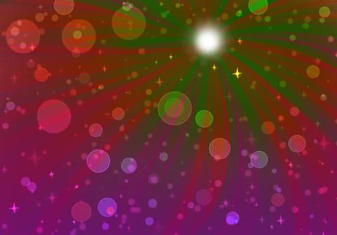 Abstract background bokeh light pattern Stock Illustration