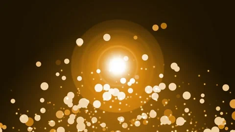 Abstract background bokeh lights and central lens flare animation, glowing .. Stock Footage 329506708
