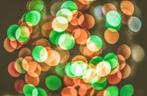 Abstract background with bokeh lights 写真素材