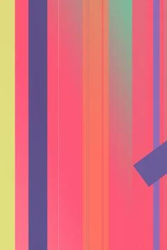 Abstract background with bold vertical stripes in pink, purple, yellow, and.. Stock Illustration