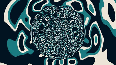 Abstract background with brain, colorful sphere. Stock Footage 246333242
