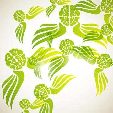 Abstract background: brain Illustrazione stock