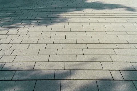 Abstract background of brickwork on the sidewalk Foto stock