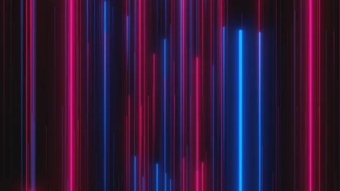 Abstract background with bright beams in red and blue color moving up. Stockbeeldmateriaal 116132107