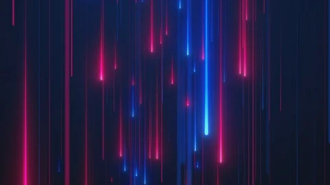 Abstract background with bright beams in red and blue color moving up. 動画素材 116377074