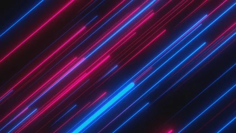 Abstract background with bright beams in red and blue color moving up. Stock Footage 116377952