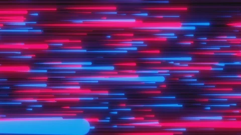 Abstract background with bright beams in red and blue color moving up. Vídeo Stock 119117183